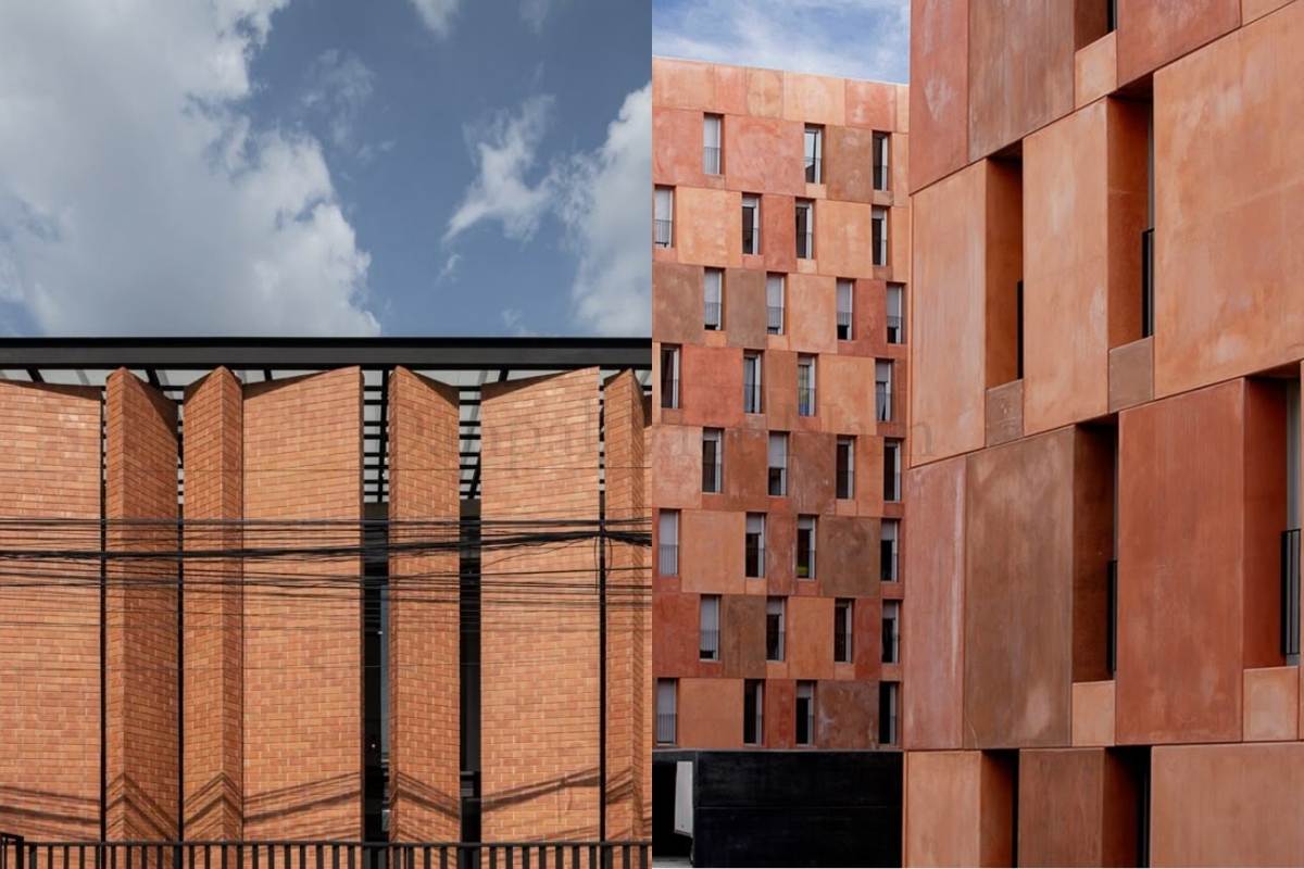 14+ Giải pháp vật liệu mới cho mặt đứng - Gạch đất nung (Terracotta)