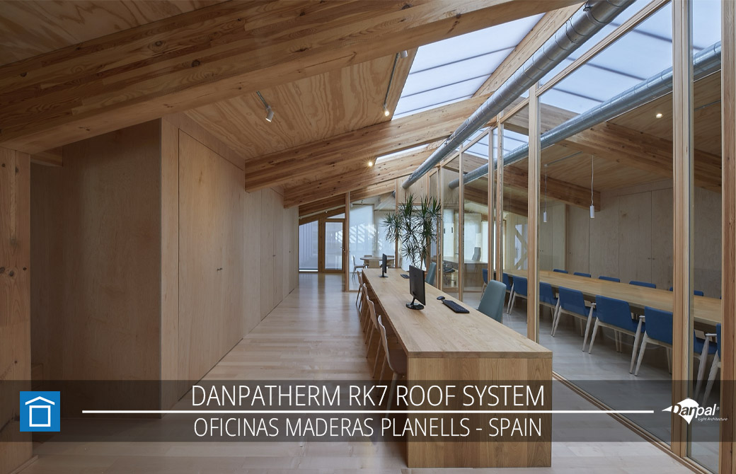 Picture of Industrial Spaces with Sustainable Skylight Roofing Solution